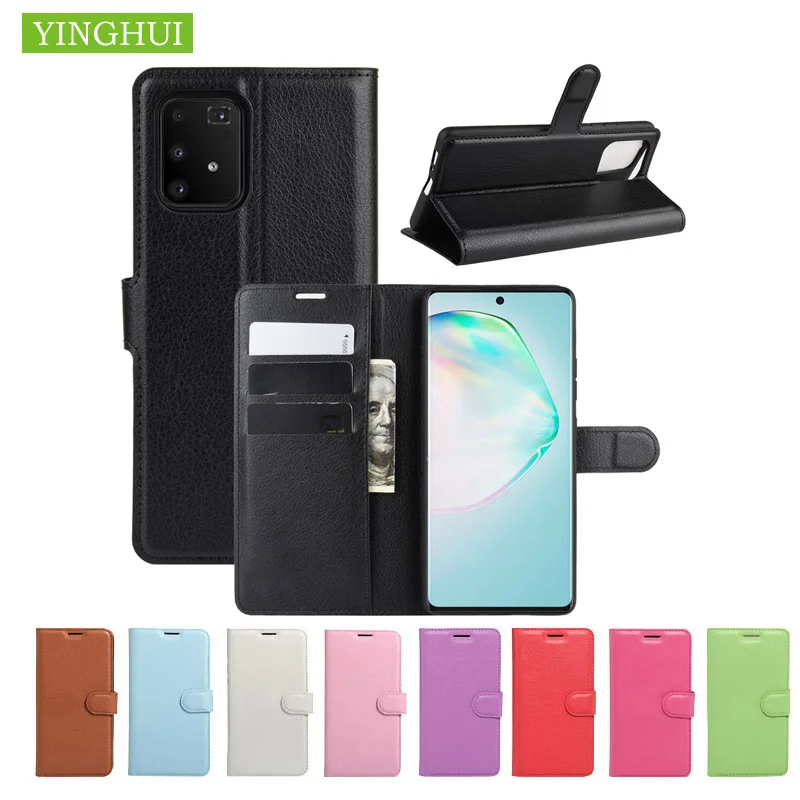 

For Samsung Galaxy S10 Lite cover case Luxury Leather Wallet Stand Flip Case For Samsung Galaxy S10 Lite cover phone case bag