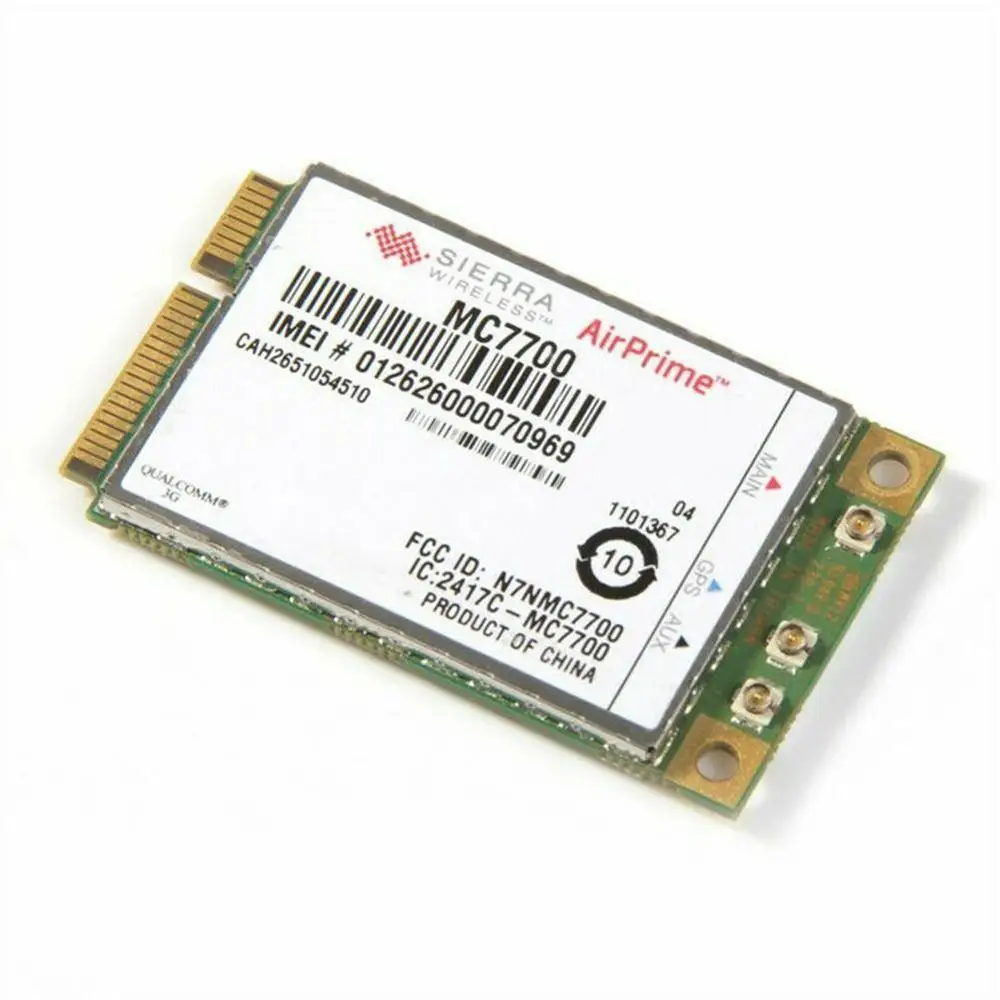 Разблокированный 4G WWAN GPS модуль Sierra MC7700 Mini PCI 100 Мбит/с карта LTE WLAN Беспроводной GPRS