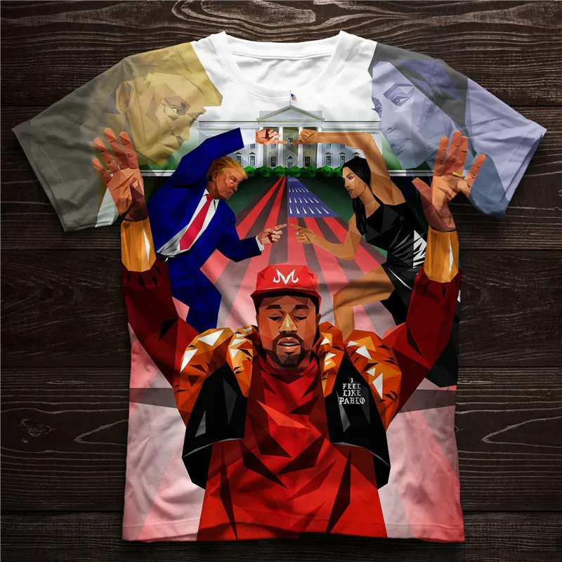 Новинка 2019 толстовка с капюшоном и 3D принтом Трампа модные пуловеры Мужская