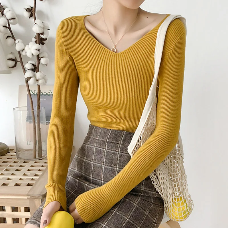 Женские Вязаные Рубашки осенние женские рубашки с длинным рукавом 2019 | Женская