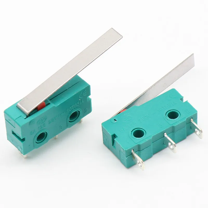 10 шт. 3 контактные микросенсорные переключатели NO + NC 3a/5a 125VAC 250VAC мини концевой