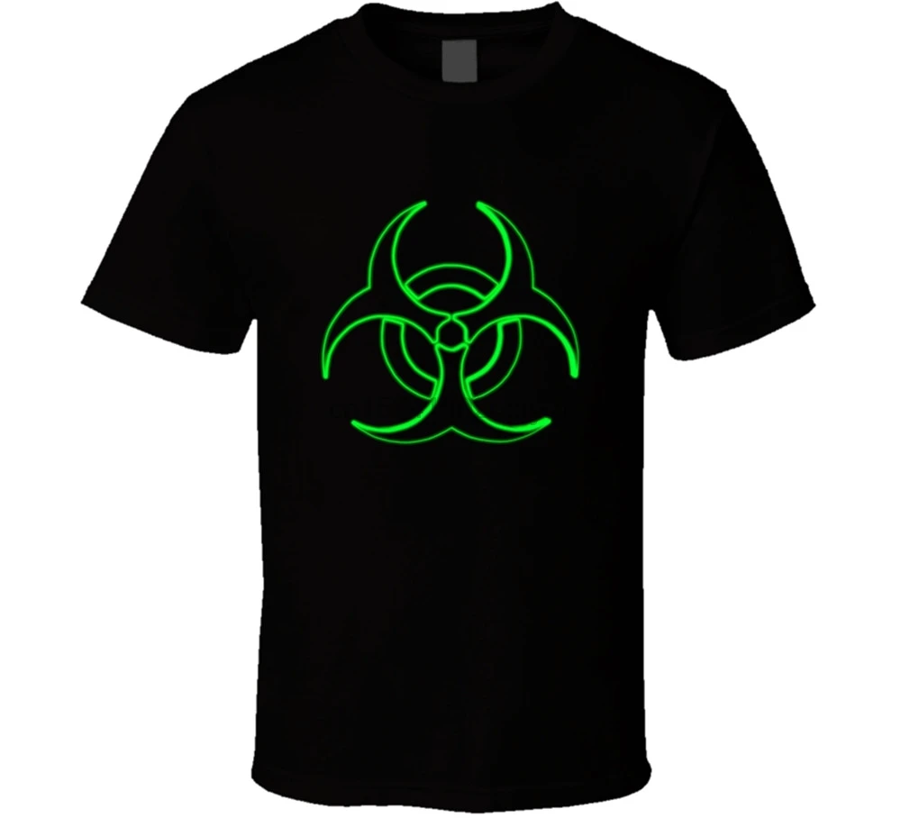 

Biohazard Toxic Waste Radiation T shirt Mens Tee Clothing Fan Gift New From US