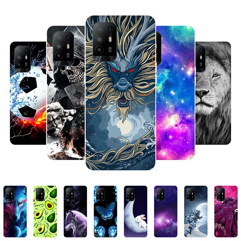 

For OPPO Reno 5Z 5G Case Dragon Silicone TPU Soft Phone Cover for OPPO Reno5 Z Case Cartoon Funda for Reno 5 Z Reno5Z 5G Bumper