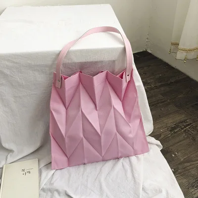 pink BENVICHED Женская Холщовая Сумка новая осенне-зимняя зеленая сумочка модная Наклонная Сумка На Одно Плечо вместительная сумка c308 - Цвет: pink