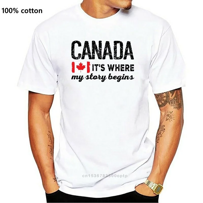

Мужские и мужские футболки wo, которые читают «это начало моей истории» из Канады