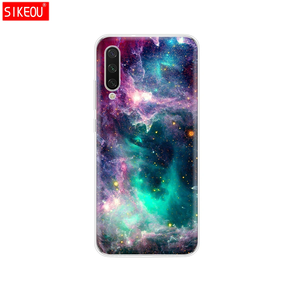 Силиконовый чехол для xiaomi mi 9 LITE прозрачный из ТПУ lite задняя крышка mi9 с цветочным