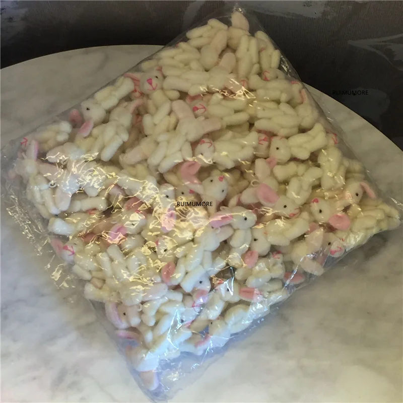 Маленький Длинный ушной кролик 4 см плюшевая мягкая игрушечная кукла маленькие