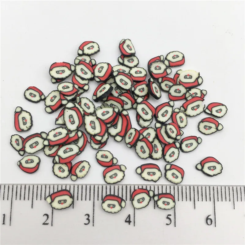 50 г Рождественская Санта Клаус Полимерная глина посыпать для детей сделай сам