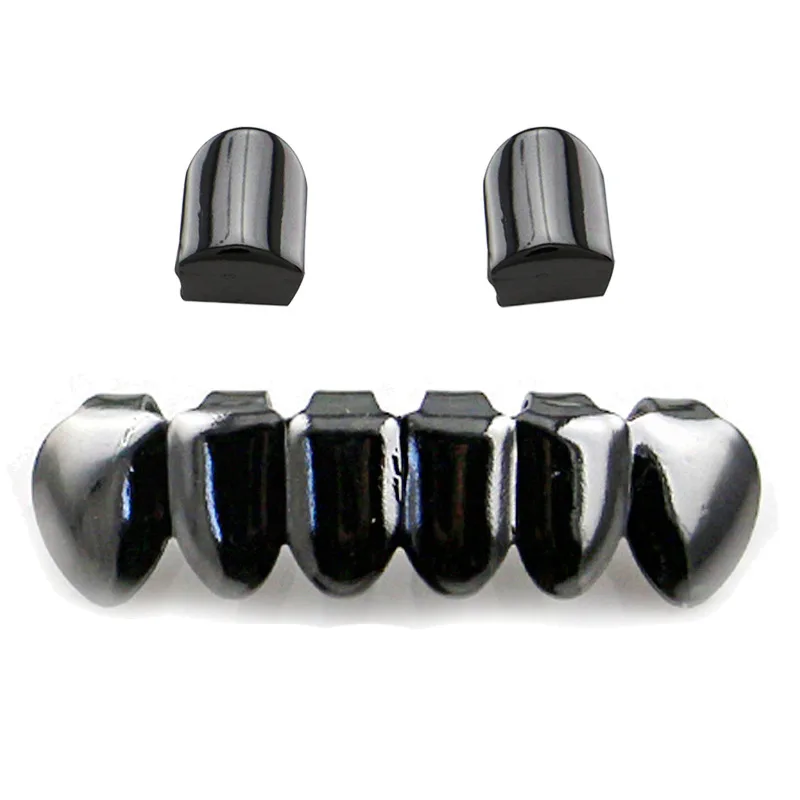 Счастливый сын хип хоп зубные грили для зубов с верхним и нижним краями