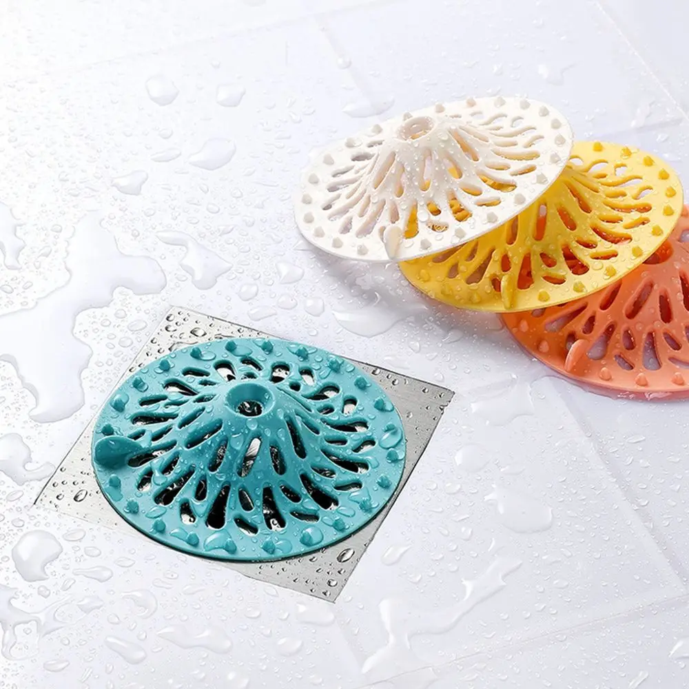 

Sink Anti-blocking Floor Drain Cover Shower Drain Strainers Bathtub Stopper Silicone Sink Cover Hair Catchers Bathroom Filter