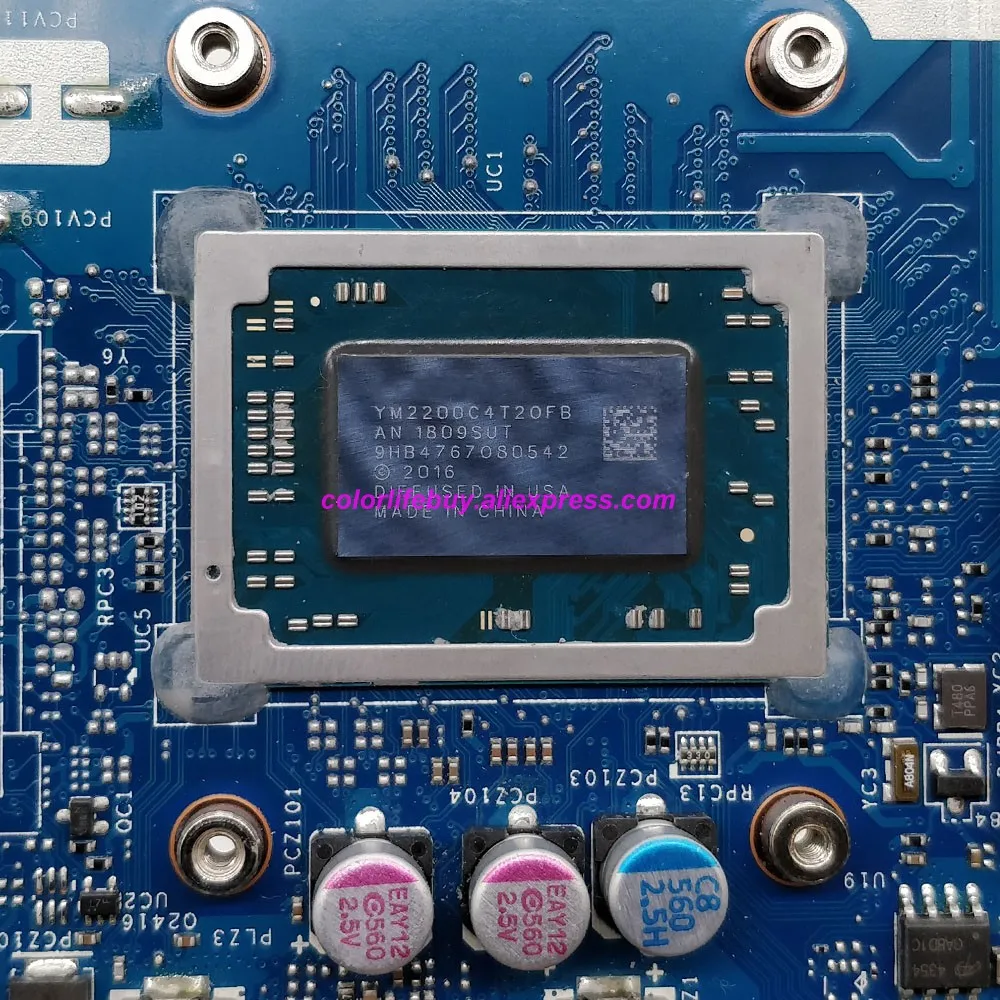 Günstig Echtes L20666-601 L20666-001 UMA W Ryzen3 2200U CPU EPV51 LA-G076P Motherboard Für HP Laptop 15T-DB000 15-DB Serie Notebook PC