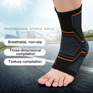 1 PCS Ankle Brace Compression Support Sleeve Elastic Breathable for Injury Recovery Joint Pain baske