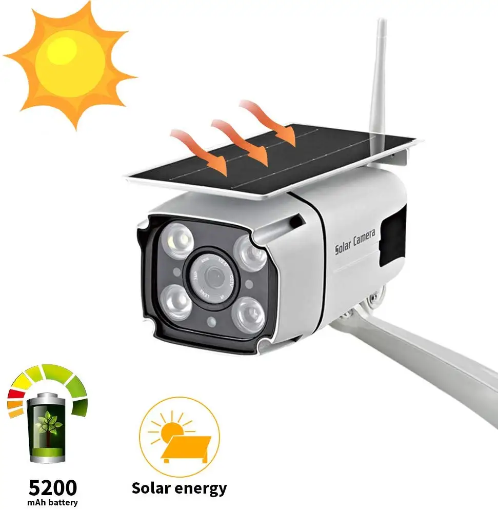 Беспроводная камера видеонаблюдения SDETER 1080P на солнечной батарее Wi Fi IP P2P|Камеры