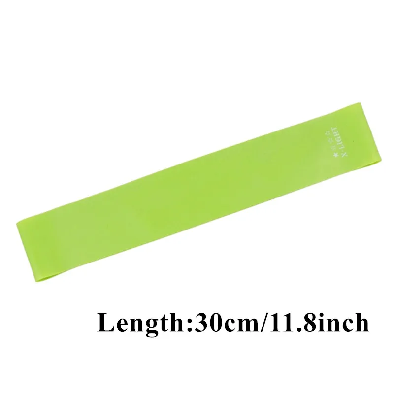 Green-noLogo-30cm Фитнес резинки резинки для фитнеса резинки для спорта фитнес резинка фитнесс резинки спортивные резинки эспандер экспандер фитнес для спорта1,45 мм-0,45 мм Эспандеры 6 цветов Пилатес Йога Спорт Тренировка Тренировки - Цвет: Green-noLogo-30cm