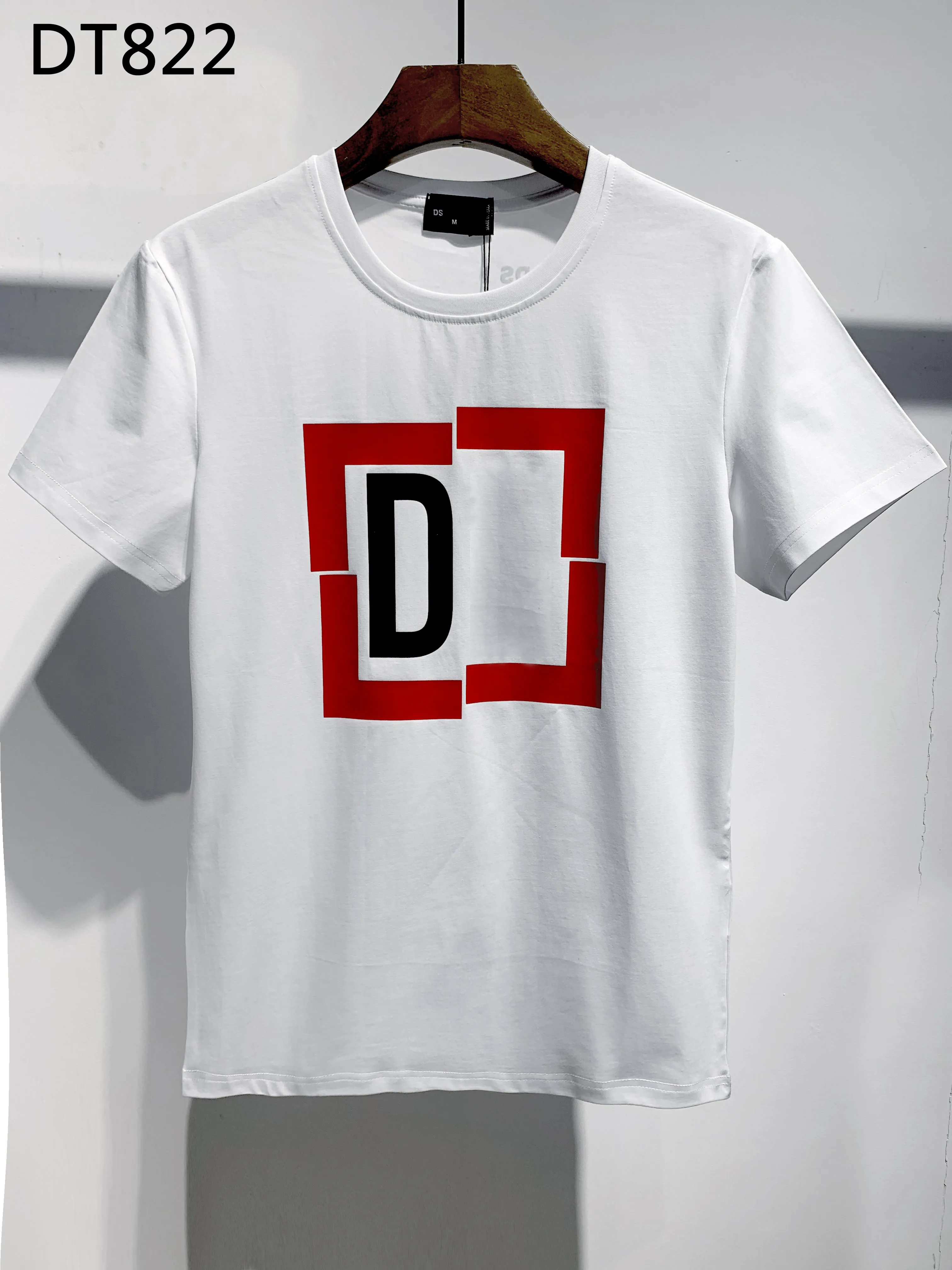 Новая футболка DSENQI с принтом кленовых листьев Повседневная летняя модная крутая