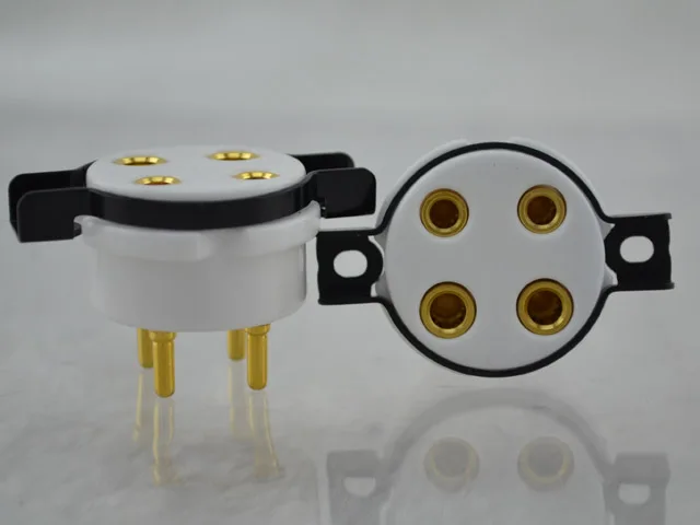 Высококачественные керамические 4 контактные трубчатые розетки для 2A3 300B PX4 5Z3P 5U4G