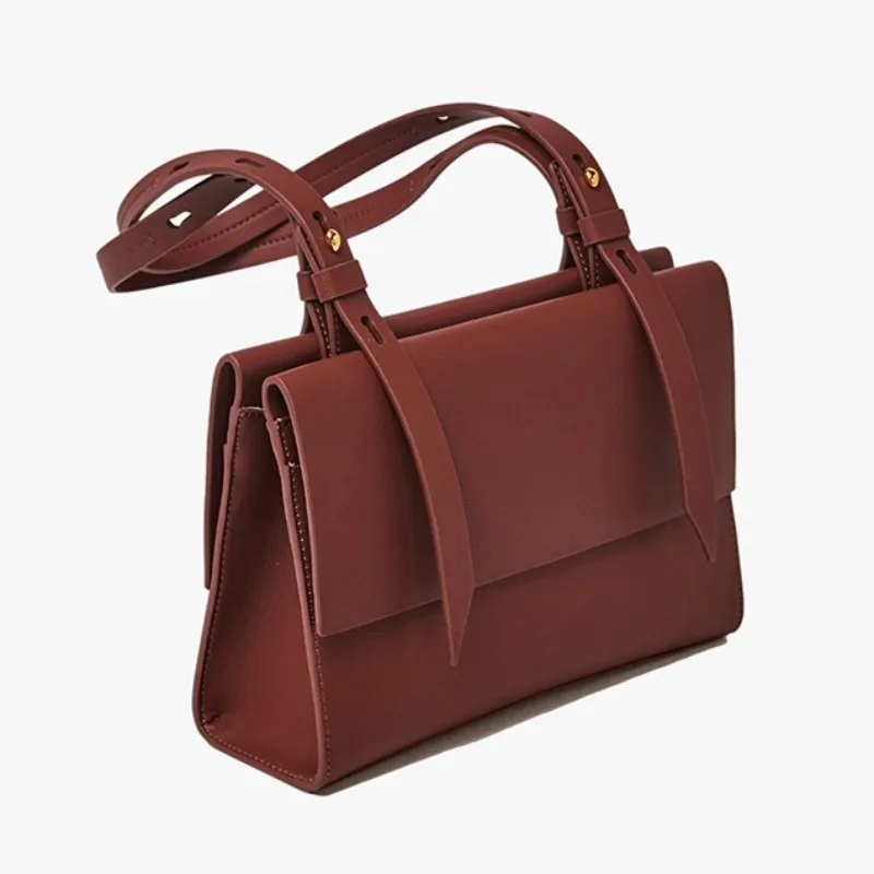 

Office Ladies Satchels Sling Bag Elegant Soft Leather Handbag Fashion Casual Single Shoulder Underarm Bags Womens Wedding Bag