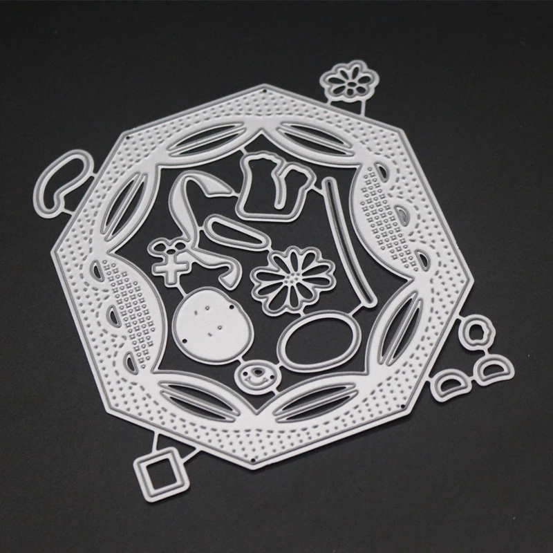 YINISE скрапбукинга металлические режущие штампы для трафареты Медвежонок фон