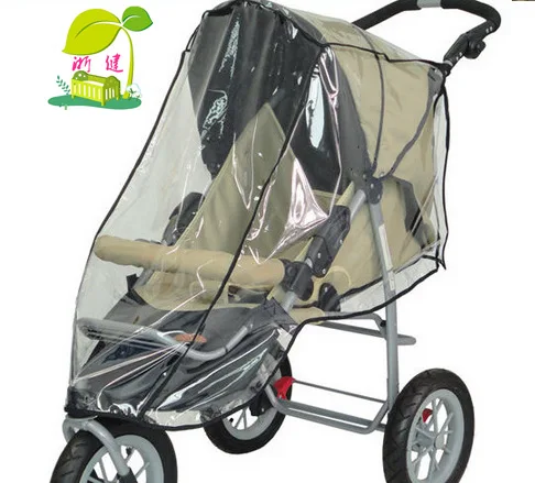 Free  Shipping Stroller Rain Cover Windshield High Quality Baby Stroller Baby Stroller Accessories Raincoat Poncho enlarge