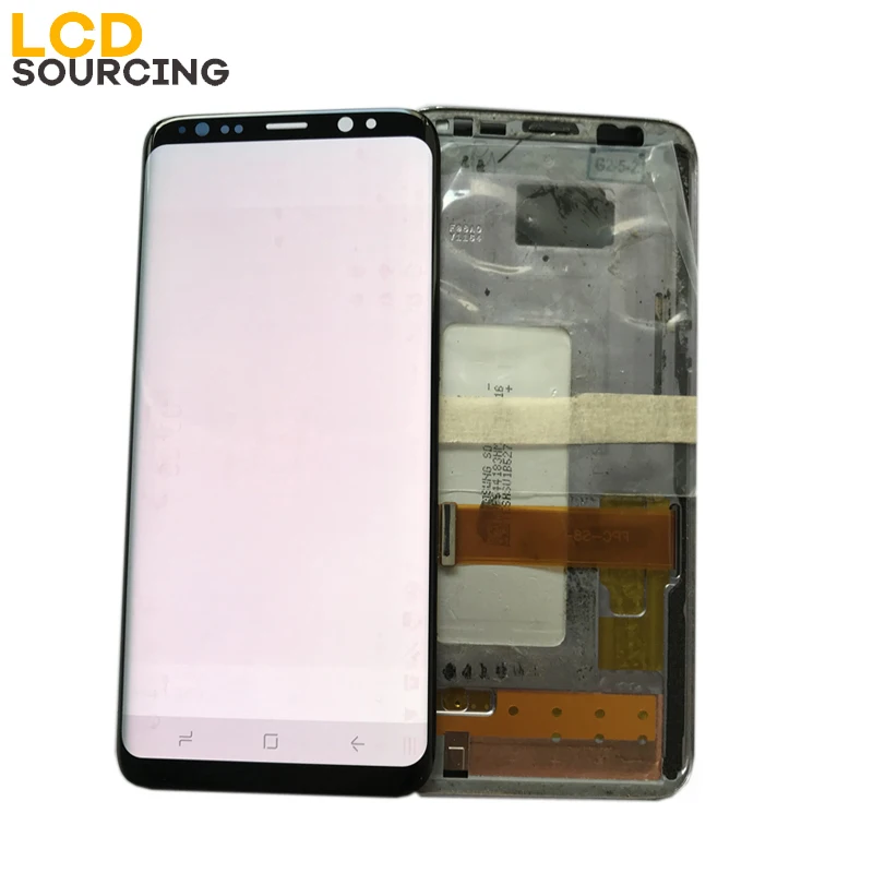Большой жк-дисплей Burn-Shadow для Samsung S8 G950 G950F G950FD Plus G955 G955F дисплей сенсорный экран