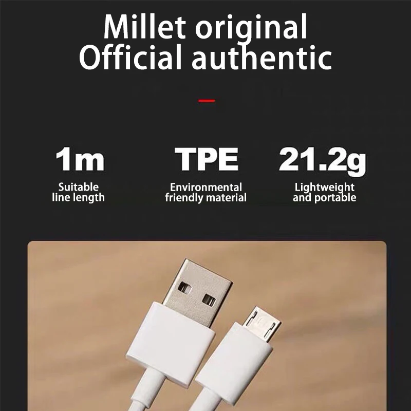 Кабель Micro USB для Xiaomi оригинальное быстрое зарядное устройство 2A телефонов Redmi Note 6