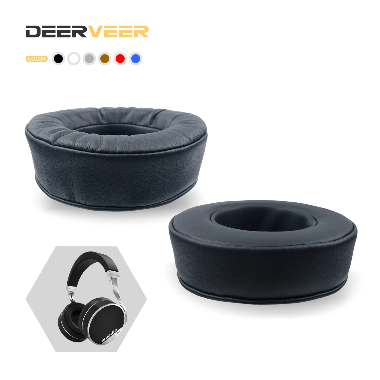Сменные амбушюры для наушников Bluedio VINYL PLUS утолщенные подушки из пены с эффектом