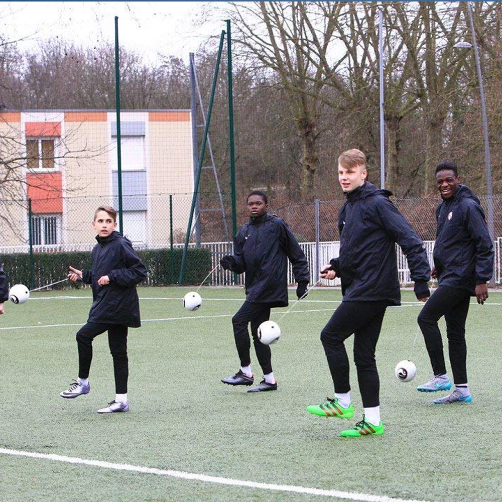 

Football training ball Kick Soccer Ball TPU Size 2 kids adult futbol with String beginner Trainer Practice Belt dropshipping