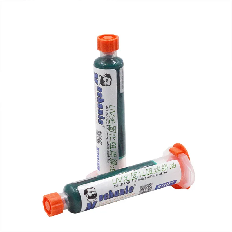 Зеленая УФ затвердевающая паяльная маска 10 куб. См для печатной платы BGA Защитная