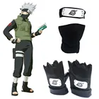 Аниме Hapyto Hatake Kakashi повязка на голову, маска для лица перчатки оружие комплект Косплей Prop