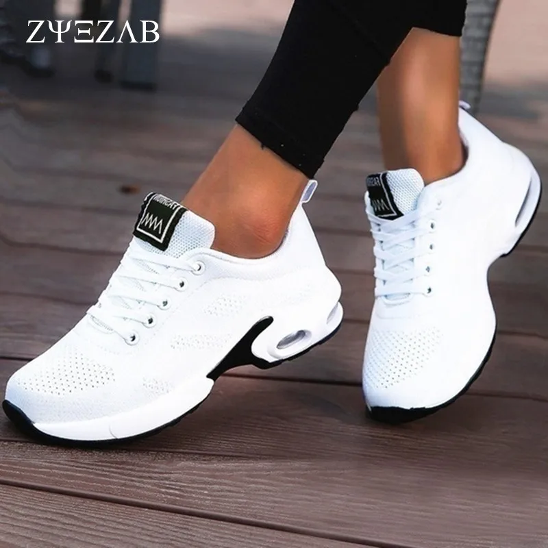 

Womens Trainers Casual Mesh Sneakers Pink Women Flat Shoes Lightweight Soft Sneakers Breathable Footwear Womens Running Shoes