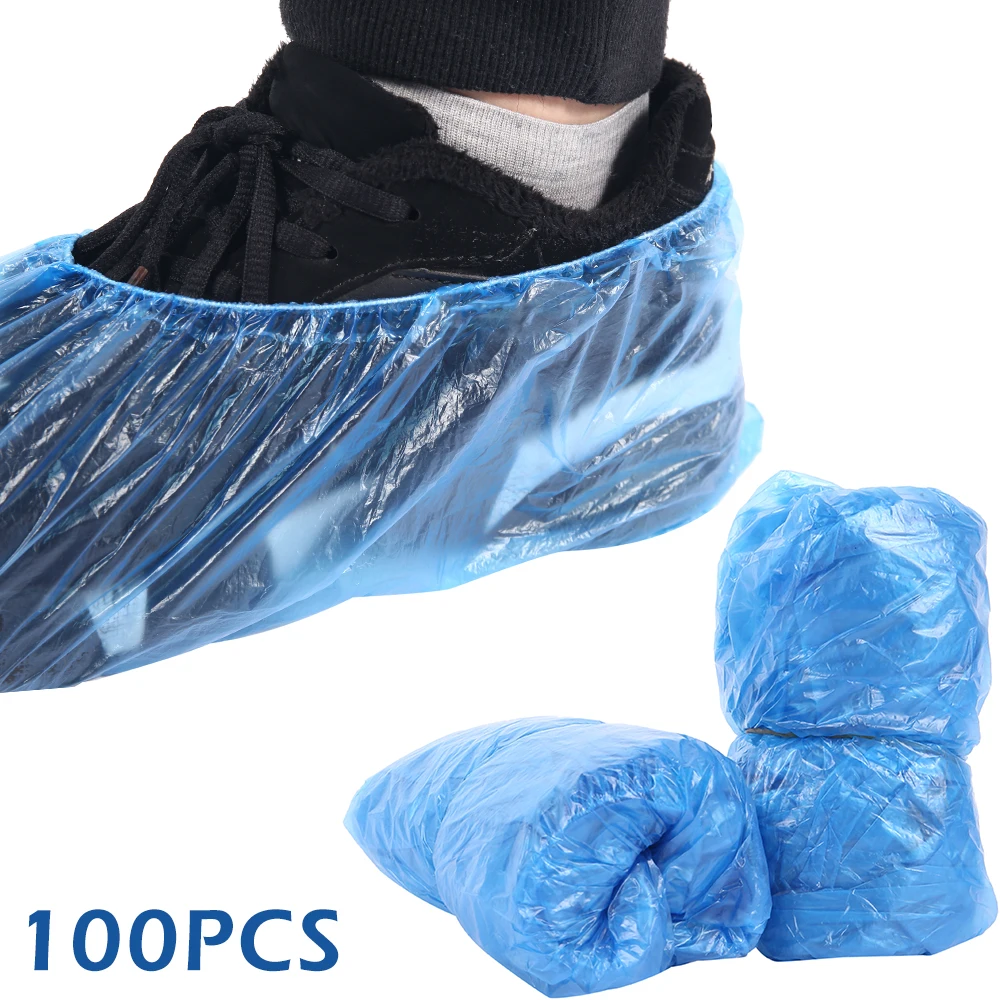 

1000Pcs Shoe Covers Rain Waterproof Disposable Silicone Shoe Covers Non-slip Rain Shoe Boot Covers Protector copri scarp