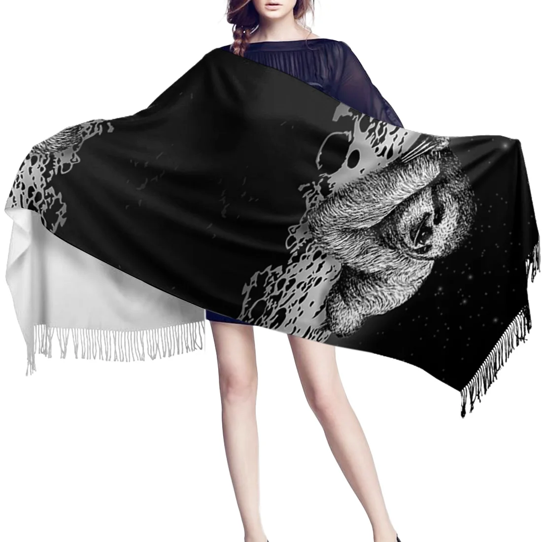 Осенне-зимний кашемировый шарф для взрослых женщин и мужчин мягкий теплый