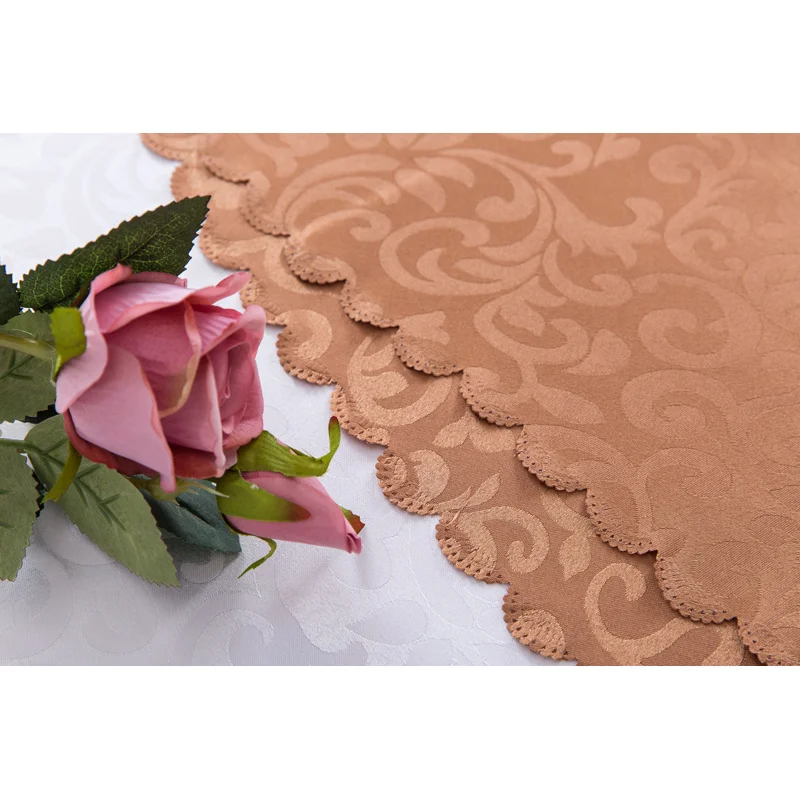 

Custom Size Wedding Table Cloth Rectangular Solid Round Tablecloth Table Cover For Birthday Party Hotel Decoration