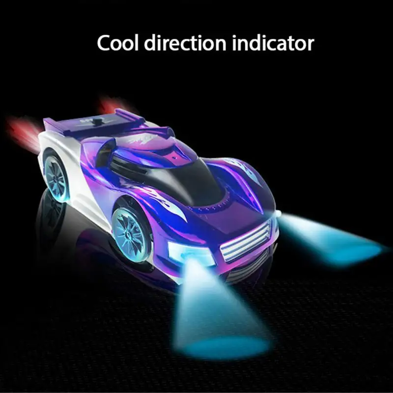 

rc remote control stunt wall climbing car rotating rechargeable children's toy Christmas gift