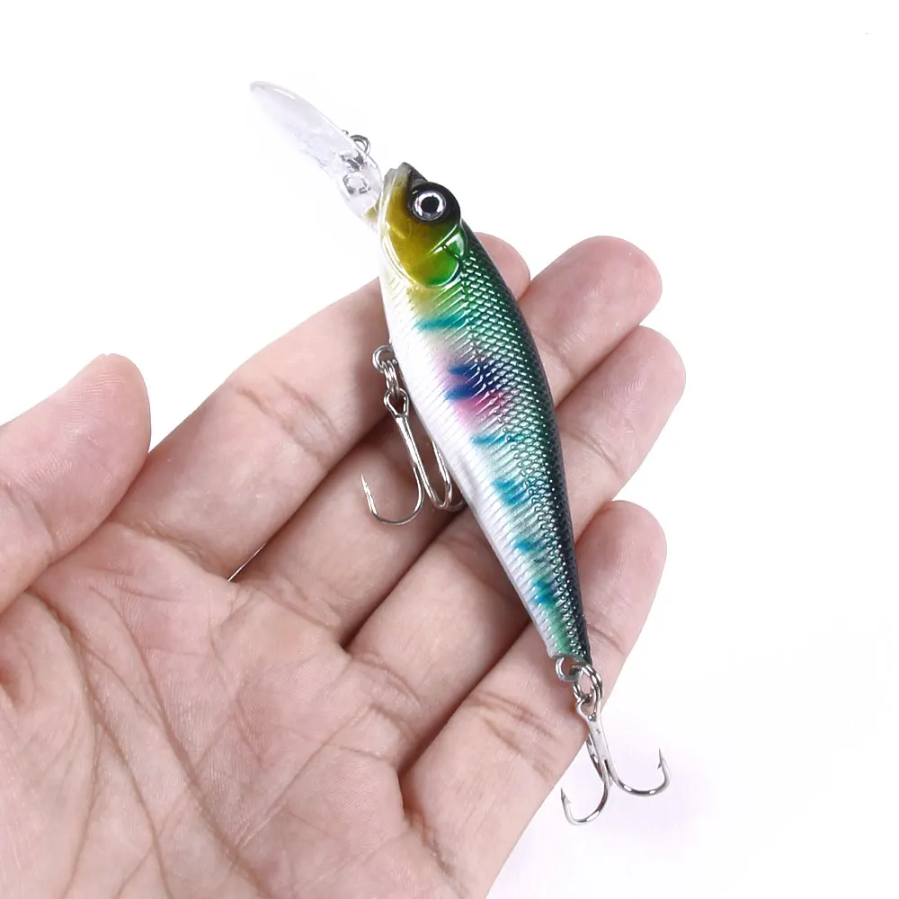 

HENGJIA 1pcs plastic fishing lures fishing bait minnow bass lure fishing tackle Hooks 11.8g 10cm