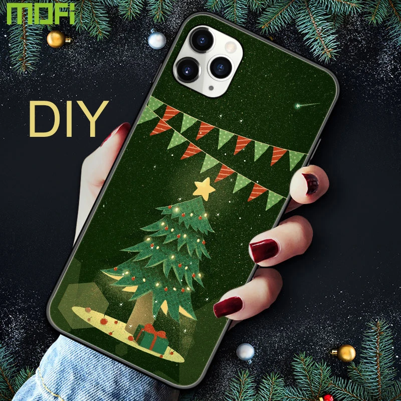 Чехол для телефона с рождественским рисунком Зеленый чехол iPhone 11 Pro Atrovirens ёлки