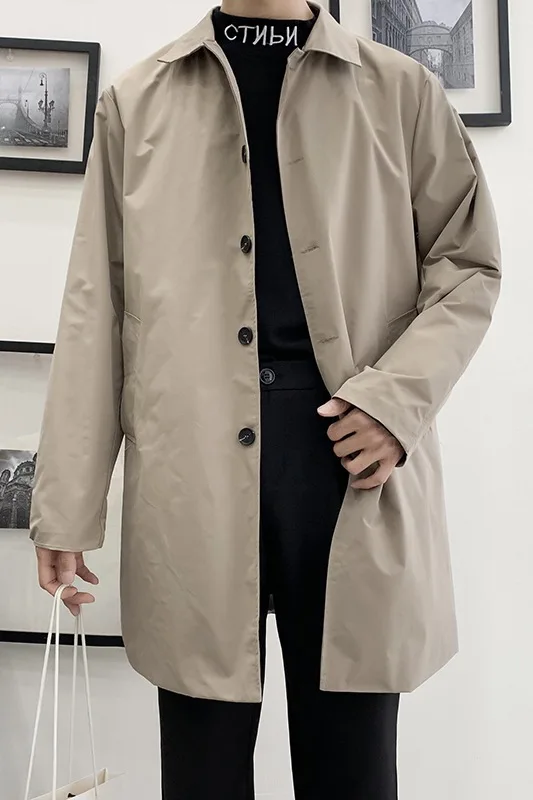 

L 2020 New Style Hong Kong Style Handsome Single-Breasted