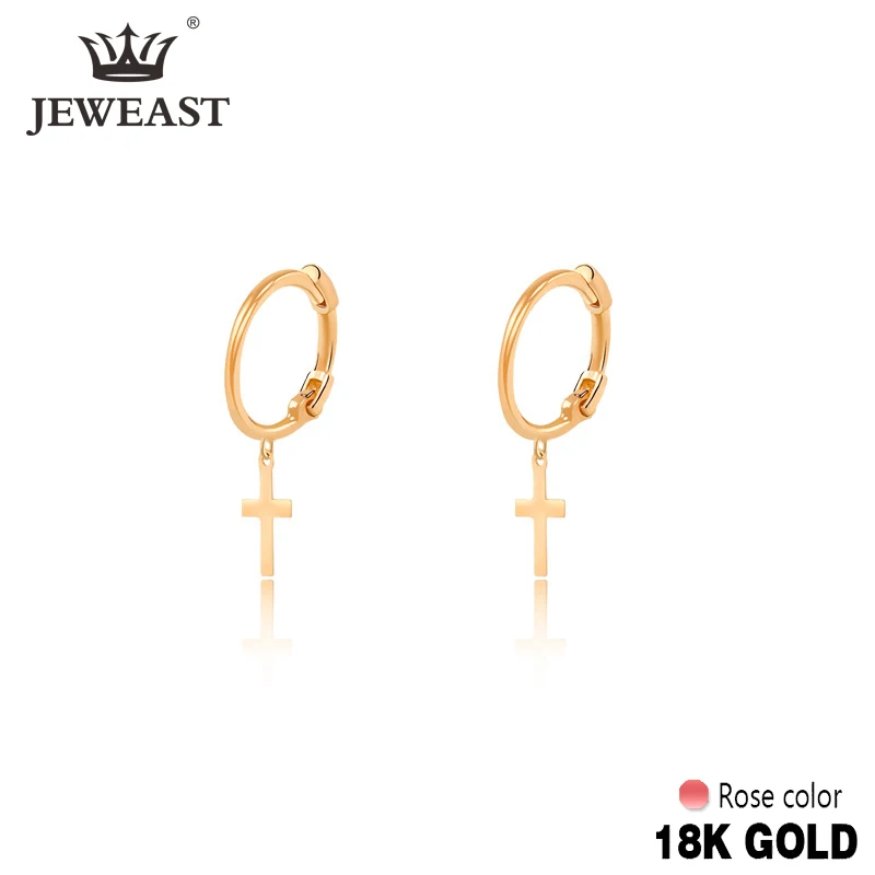 Серьги JYM из чистого золота 18 карат серьги настоящего 750 пробы с красивой бабочкой