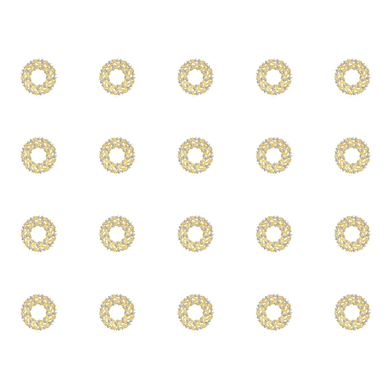 

20Pcs Fashion Rhinestone Butterfly Flower Wreath Scarf Buckle Brooch Jewelry Ring Bouquet Wreath Scarf Clip for Women