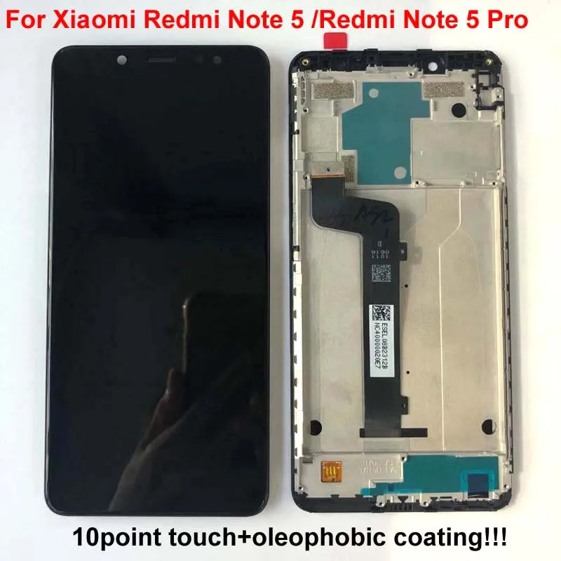Оригинальный ЖК дисплей качества AAA с рамкой для Xiaomi Redmi Note 5 Pro сменный экран Snapdragon
