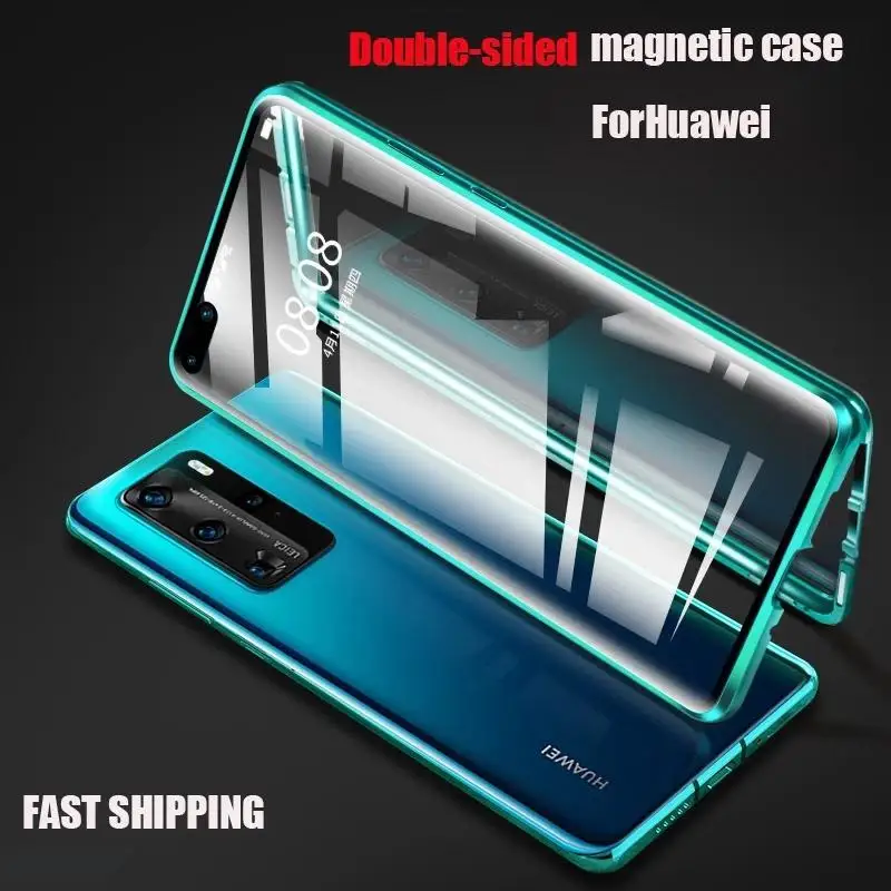 

360 Metal Dupla Side Case for Huawei Honor Mate 30 20 Lite P30 P40 P20 Pro 8x 9x Y9 Prime P Smart Z 201