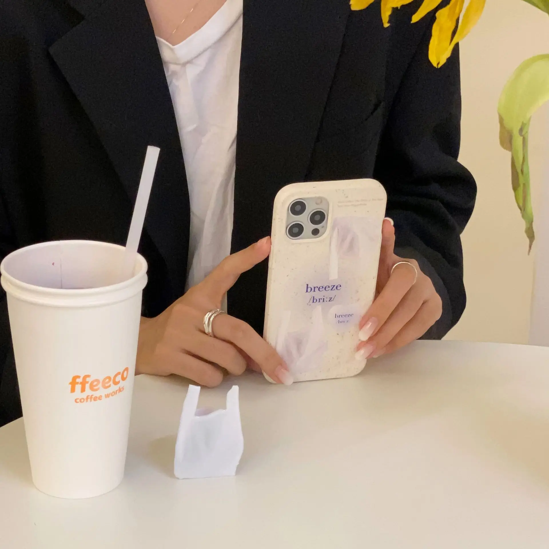 Корейская пластиковая сумка для покупок держатель смартфона ручка кронштейн