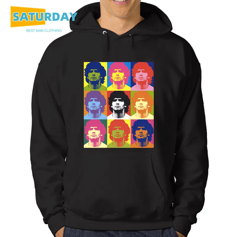 

Diego Maradona Rip Cotton Black Hoodie Women Harajuku Hooded Sweatshirts Streetwear,Drop Ship