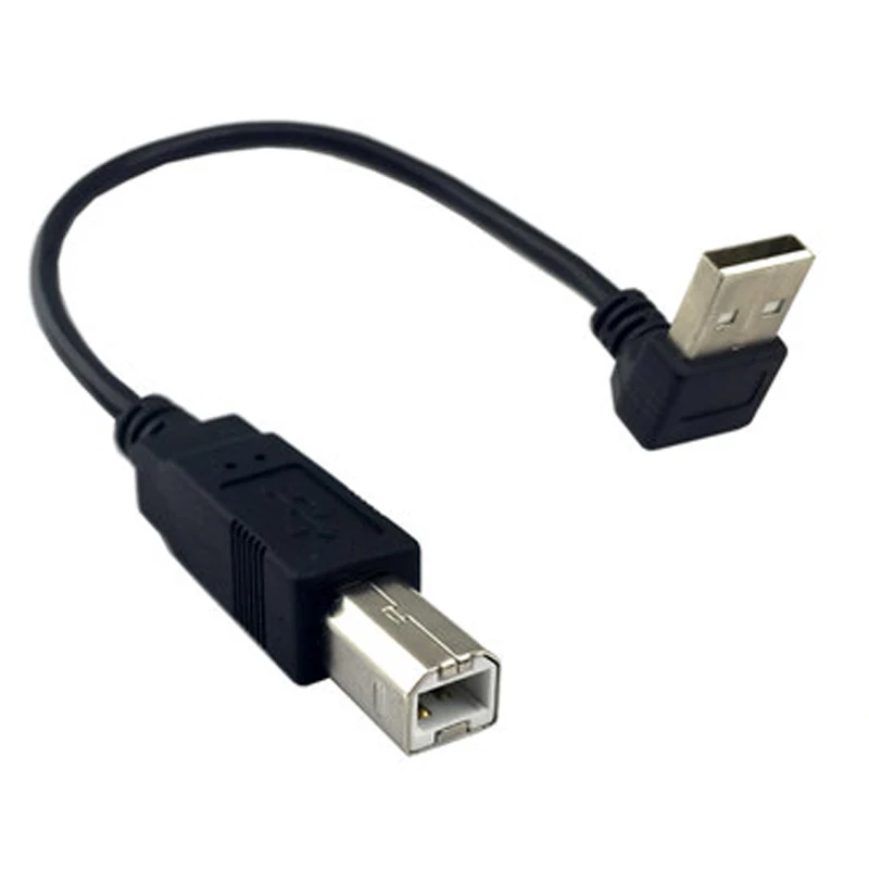 Кабель питания для принтера USB 0 2 м 90 градусов 20 см|Кабели USB| |