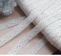 1yard width1 5cm exquisite thread lace cotton elastic hollow lace diy skirt socks garment accessoriesss 859
