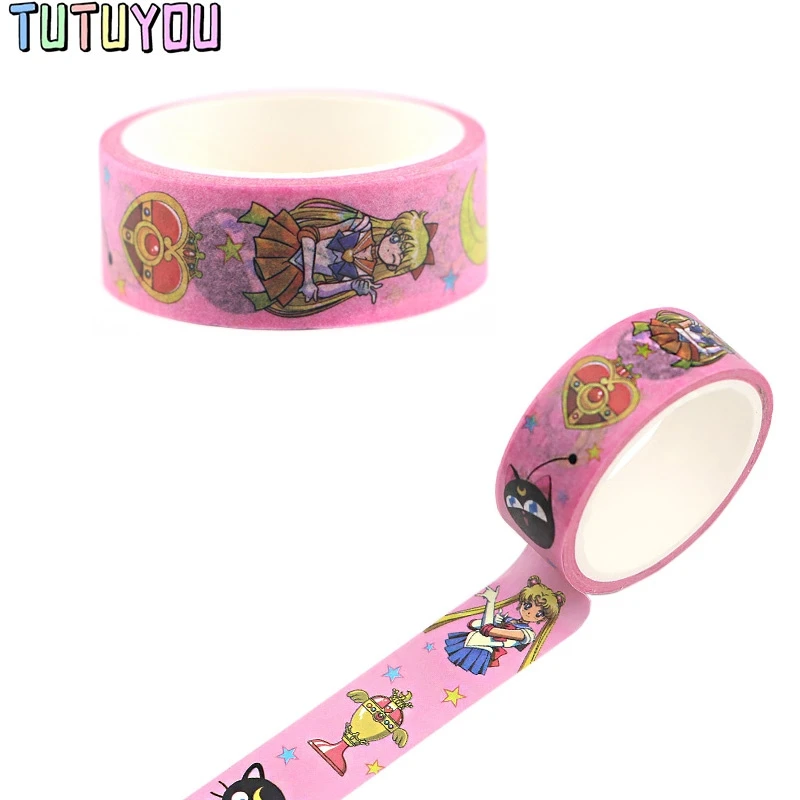 

PC351 Wholesale 20pcs /lot Cartoon Girl Washi Tapes DIY Painting Paper Masking Tape Decorative Adhesive Tapes