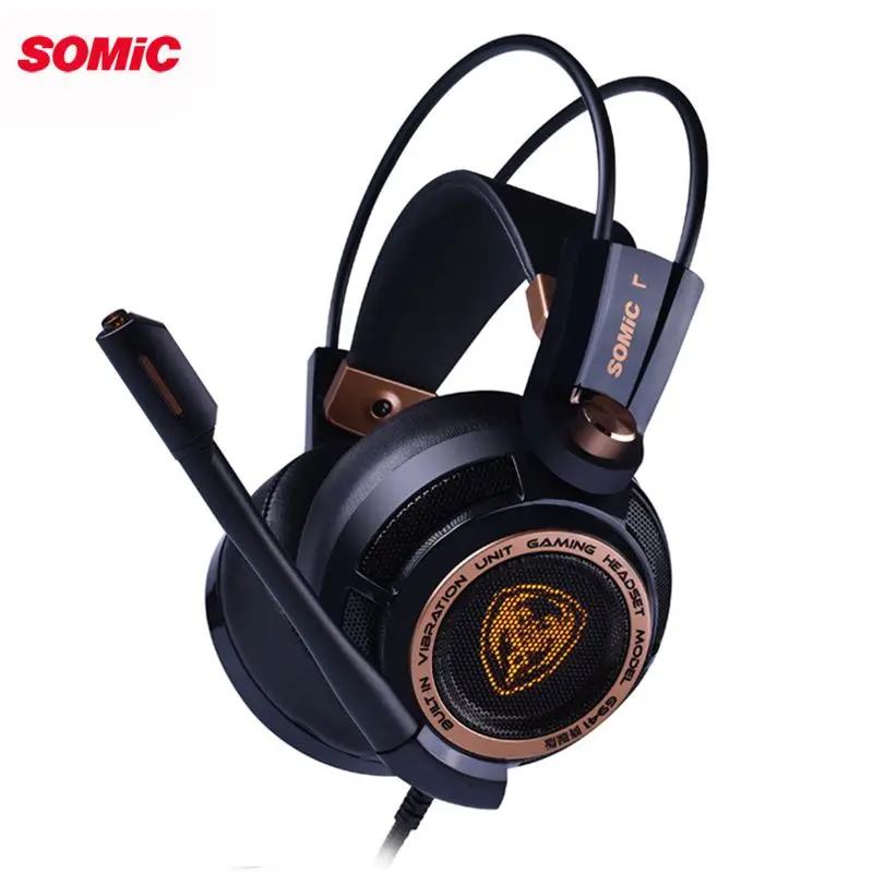 Игровая Гарнитура Somic G941 активное шумоподавление наушники USB 7 1 виртуальная