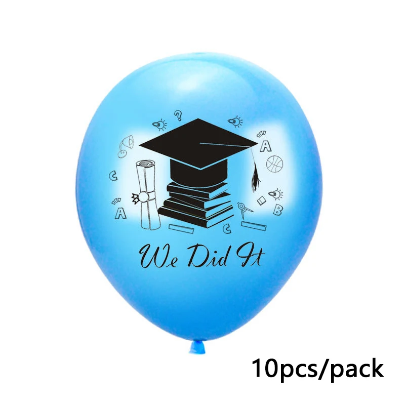 10 шт./упак. 12 дюймов выпускников вечерние воздушных шаров из латекса надувные
