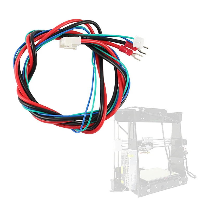 Сменный линейный кабель Anet A6/A8 обновленный MK2A /MK2B/MK3 для 3D принтера Mendel I3 A8 |