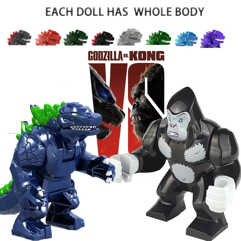 

Suit Sale Movie Series Godzalla Pk Kong Mini Figures Bricks Toy's Building Blocks Diy Assembled Model Educational Toys
